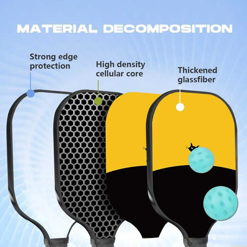 Pickleball Paddles Glass Fibre carbon