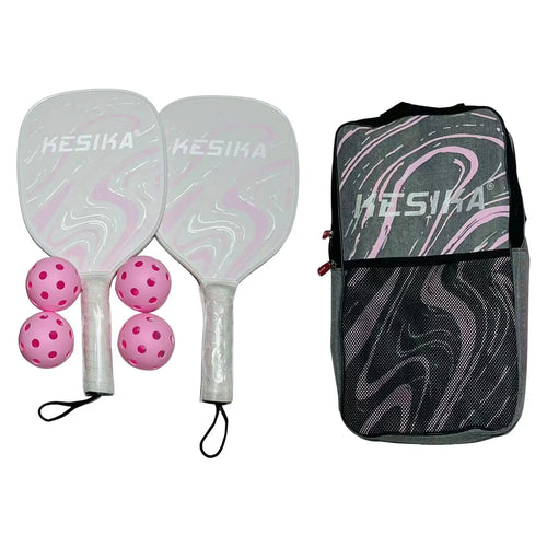 Pickleball Paddles with 2 Rackets 4 Balls and Storage Bag