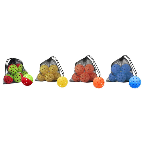 6Pcs Pickleball Balls 74mm Sports Pickle Balls