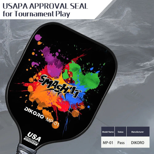 DIKORO Pickleball Paddle Graphite Textured Surface USAPA