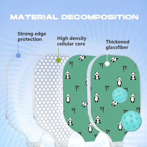 Pickleball Paddles Chinese pandas